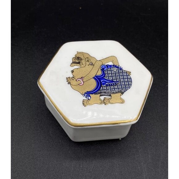 Singapore Airlines Griya Pusaka Raja Fine Bone China Trinket Dish Semar - Picture 1 of 6